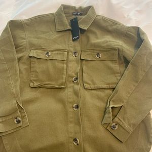 NASTY GAL size S utility jacket NWT